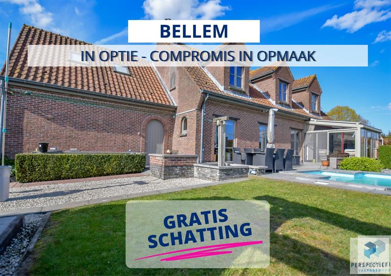 IN OPTIE - COMPROMIS IN OPMAAK | Landelijk gelegen villa met handelsruimte en buitenzwembad op 1370 m²