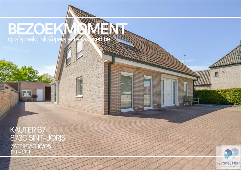 BEZOEKMOMENT ZATERDAG 16/05 VAN 11U TOT 13U | Unieke villa met dubbele garage en opslagplaats/ loods in rustige omgeving