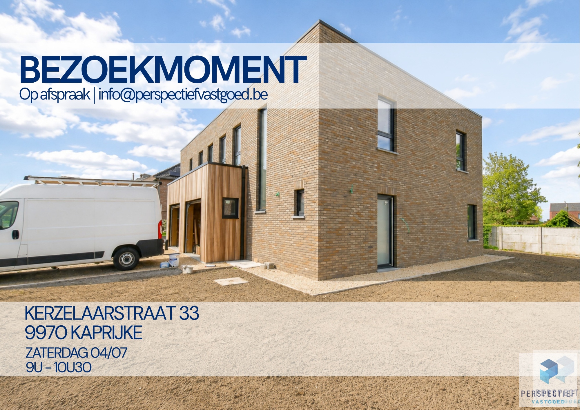 Rustig gelegen afgewerkte moderne nieuwbouwwoning (BEN) met garage en tuin