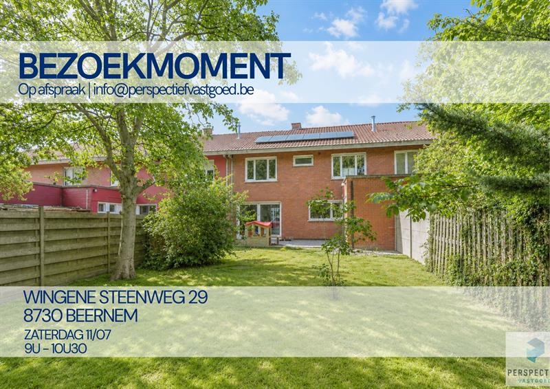 RUIME LICHTRIJKE WONING met 4 SLPKS, GARAGE en grote TUIN - 1