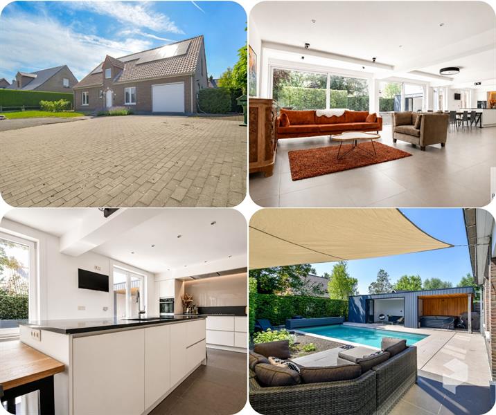 Ruime (254m²) instapklare gezinswoning met 4 slaapkamers, zwembad en poolhouse